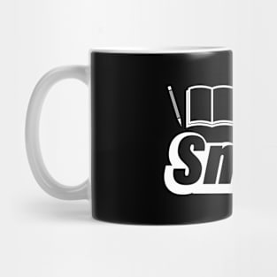 Smart design for readers and writers. Mug